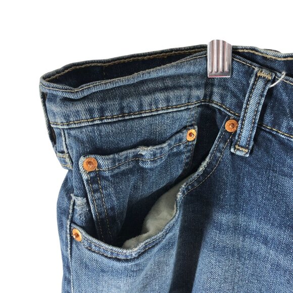 Levis Mens Jeans 541 Athletic Taper Fit 52x32 HEMMED Actual 51x29 - Picture 3 of 8